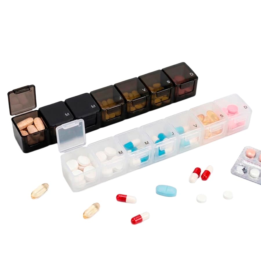 Pastillero Plástico 7 días «TREN»