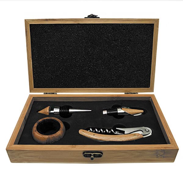 Set de Vino Bamboo W1