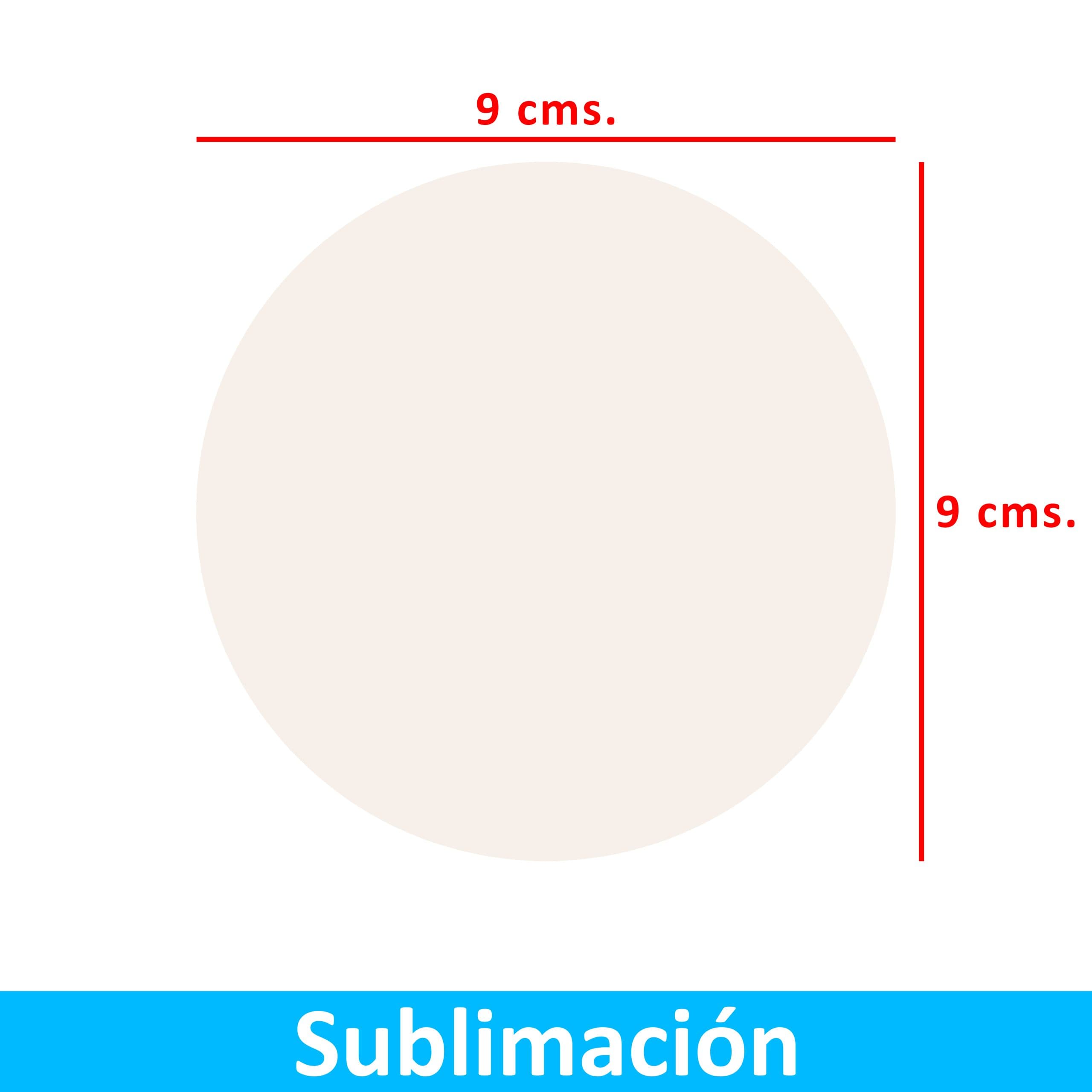 Posavaso Acrílico Sublimable Redondo PO20